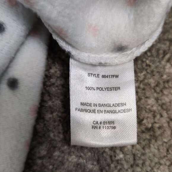 Cuddly Canuckies Women's Polka Dot Fleece Loungewear Pants Size Small Sweatpants - Picture 11 of 11